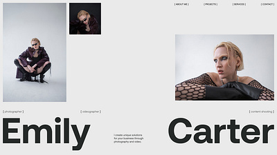 Portfolio site for photographer branding corporate website design design site designsite figma figma design graphic design landing page logo portfolio readymag ui uidesign ux ui ux uxui web design webdesign webflow website