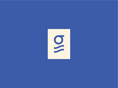 Groundswell Logo g g icon g logo g monogram groundswell groundswell studio minimal logo modern logo modernism water waves