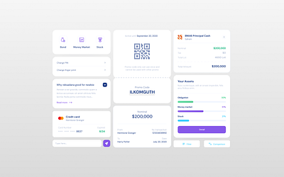 UI Kit for Investment App branding design design trends designinspiration graphic design interaction design investment design kit ui ui kit ui trends uidesign uiux uiuxdesigner user experience user experience design ux uxd