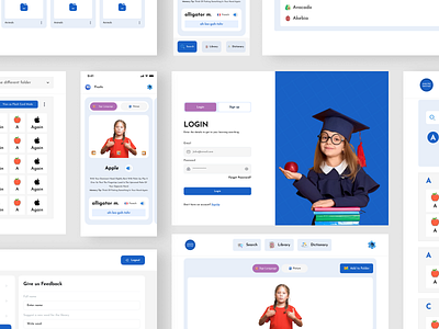 Kids Learning - Web App design kids learning kids learning app kids learning web ui design ux design uxui design web app web app design web design website website design website ui ux design