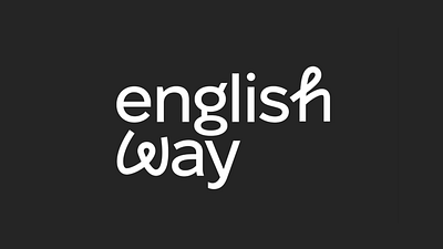 English way logo animation animation branding graphic design logo logo animation motion graphics