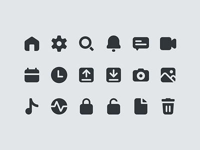 System Icons app dark mode design system icon icon design icons iconset light mode system icons ui ux visual design website