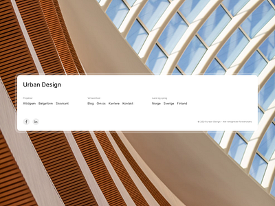 Footer architecture branding buttons copyright country design exploration figma footer language light mode links menu modern navigation product design social media ui ux web web design