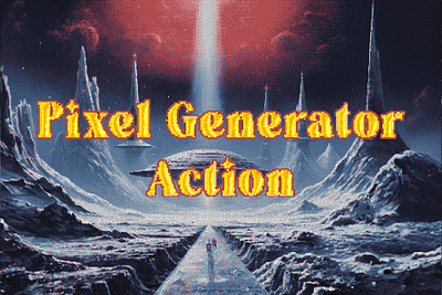 Pixel Generator Action actioninphotoshop