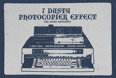 Dusty Photocopier Effect acid graphics