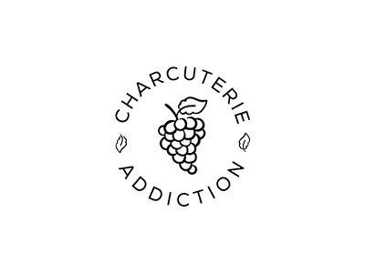 CHARCUTERIE ADDICTION LOGO OPTIONS graphic design logo