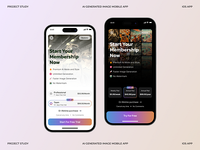 AI generated image IOS App ai ai image creator ai technology aigenerated design image creator image gena ios ios app ios design mobile app product design ui uidesign ux