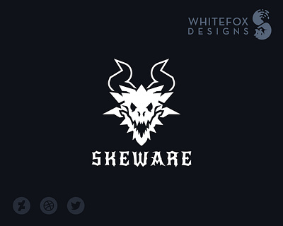 SKEWARE branding design dragon graphic design logo vector