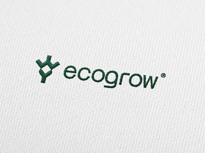 Negative Space Logo Design for Sustainable Farm. agriculture branding color palette digital branding eco friendly ecogrow environment farming font geometric green identity leaf icon logo design modern nature organic sun symbol sustainability sustainable