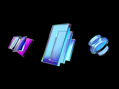 3D Glass Motion Graphics 3d 3d designer 3d motion case study cinema glass iconography icons laser lens light motion motion design motion graphics movies web web design webflow website website design