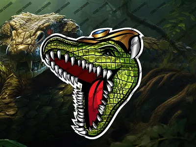 ALLIGATOR EMOTE COMMISSION 3d animation branding graphic design logo motion graphics ui