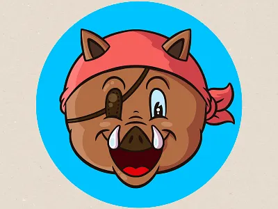 Image for social networks branding cartoon character design illustration logo mascot rubber hose t shirt