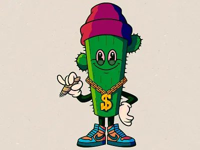 Mascot for brand branding cartoon character design illustration logo mascot rubber hose t shirt