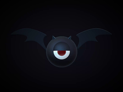 3D Flying Bat 🦇 Creature 3d 3d animation 3d character 3d game 3d illustration bat character modeling creature dark eye flying game interactive monster spline spline tool wing