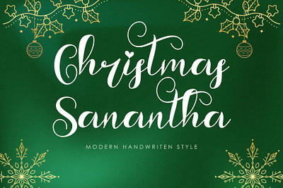 Christmas Sanantha autumn beautiful branding design fall font font design graphic design handwritten illustration logo lovely script ui