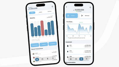 MG - Money Management App app app design design figma financial financial app investment investment app management mockup ui user interface ux