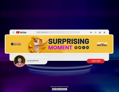 Simple YouTube banner Design channel art art banner banner ads banner youtube channel cover design web banner youtube youtube banner youtube banner design youtube header