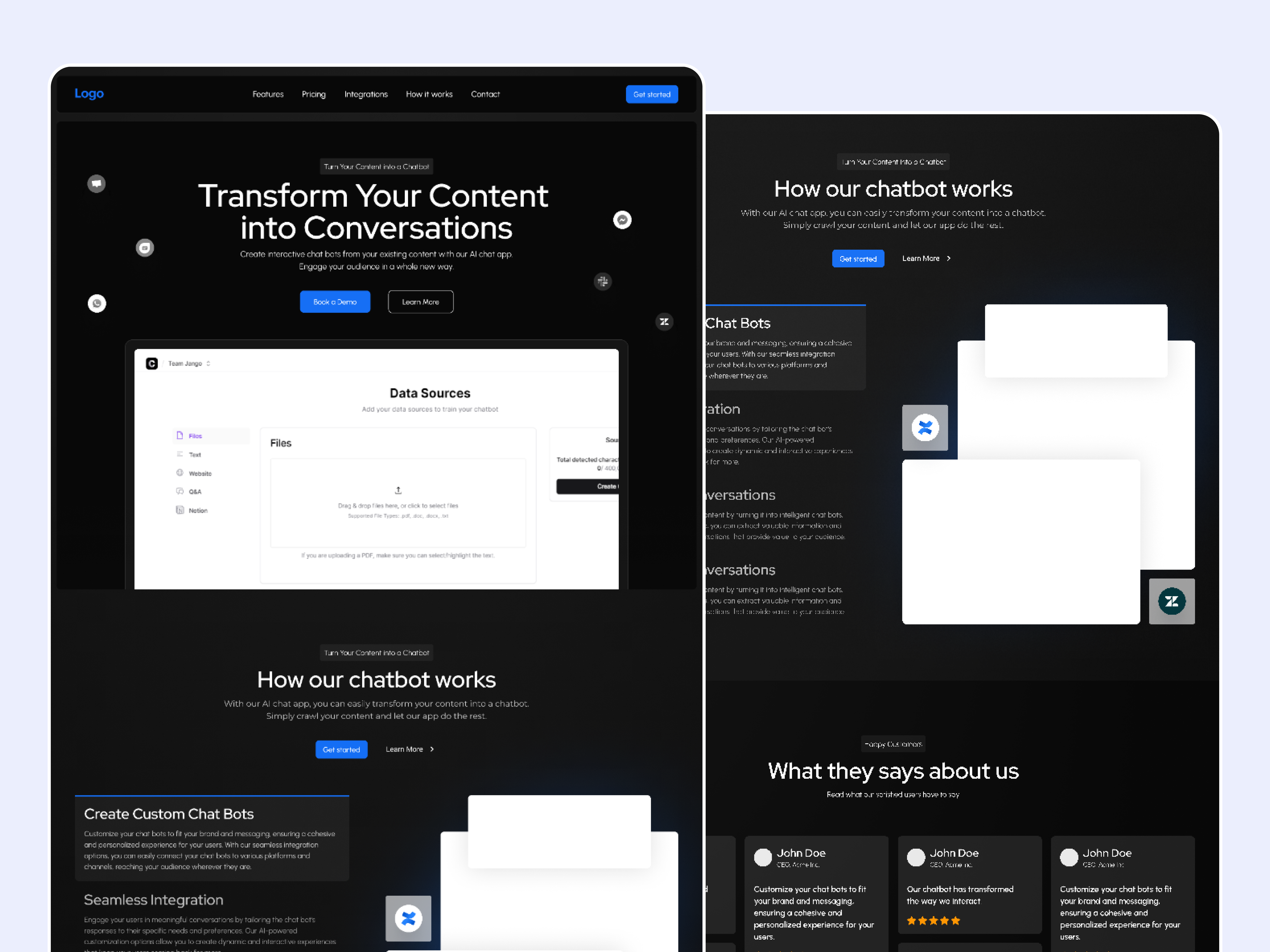 Example of Stunning Website UI Design+Development
