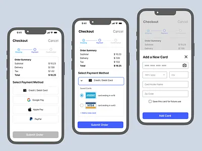 Daily UI #001 - Checkout dailyui ui