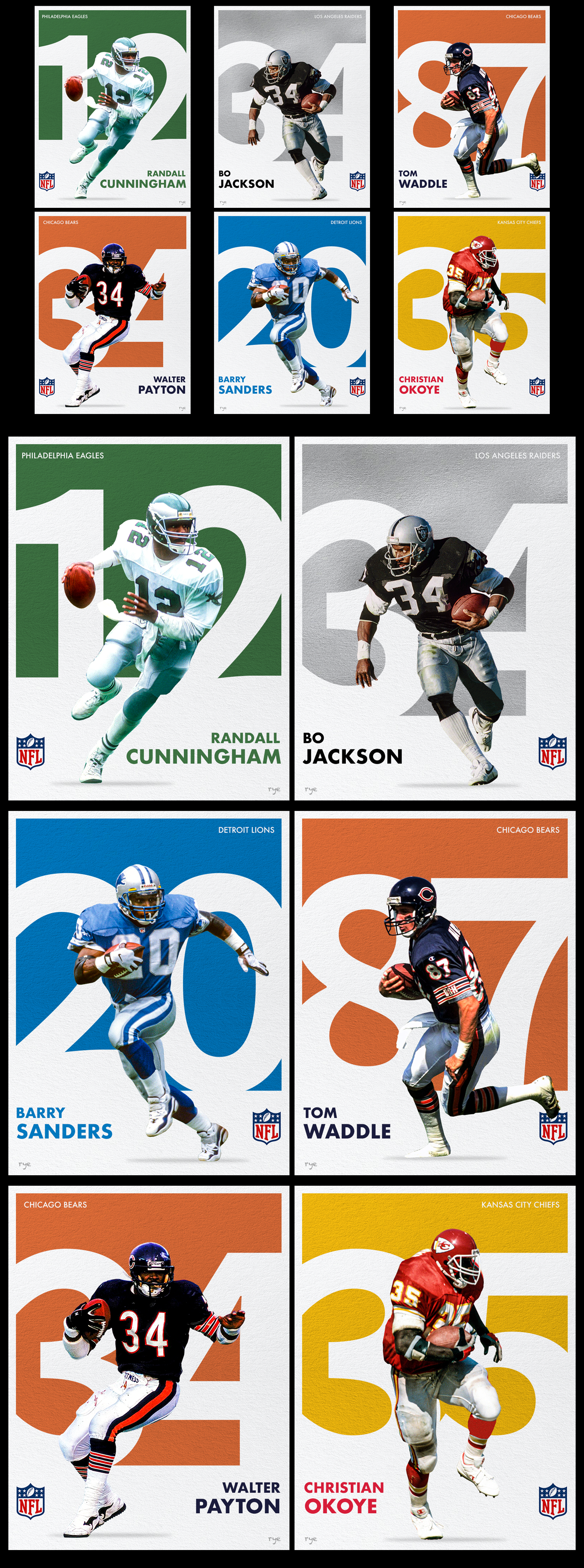NFL Favorite Players branding design football graphic design graphic design logo nfl typography vector