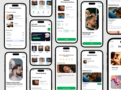 Salon Mobile App barber app barber shop beauty app booking app haircut app home service home service booking ios app mobile app salon salon app salon application salon booking salon management app salon mobile app salon mobile app design spa app