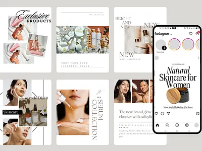 Beauty and skincare social media post design beauty brand cosmetic graphic design graphic designer instagram post post design skincare design social media post ui design ui designer