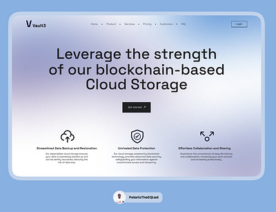 Decentralized Cloud Storage Dashboard color design logo typography ui user interface ux