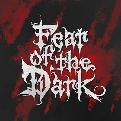 Fear of the DArK 3d animation branding design filip graphic design illustration komorowski logo logotype magic script typography vector