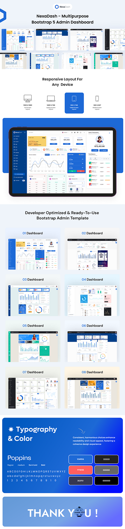 NexaDash - Multipurpose Bootstrap 5 Admin Dashboard Template animation behance post branding creative design development graphic design illustration logo motion graphics product design social media post template ui ui design uiux user experience user interface web design website