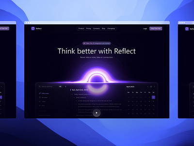 Reflect website design ui ux