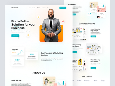 AR-Shakir - Shopify Website Design for Business Solutions business solution design ecommerce homepage interface landing page product product design product landing page product page product website shopify shopify landing page shopify website shopify website design single product store store web design website woocommerce