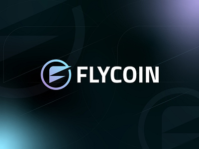 FLYCOIN - Logo Design Concept animation artificial blockchain branding coin crypto currency decentralized defi illustration lettermark logo logo design mobile modern nfts print token typography web3