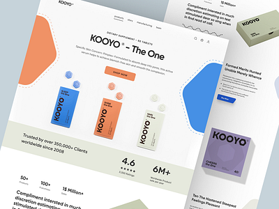 KooYo - Shopify Website Design for Medicine nutrition shopify website pet meds pet products website design pet shopify website pet store pet website design sales landing page shopify designer shopify landing page shopify landing page design shopify web designer shopify website designer web ui website design