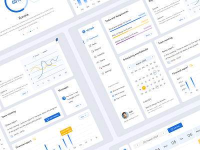 VorTask appdesign calender dashboard design figma figma design interface management minimal minimal design modern modern design schedule site task ui userexperiencedesign web webdesugne