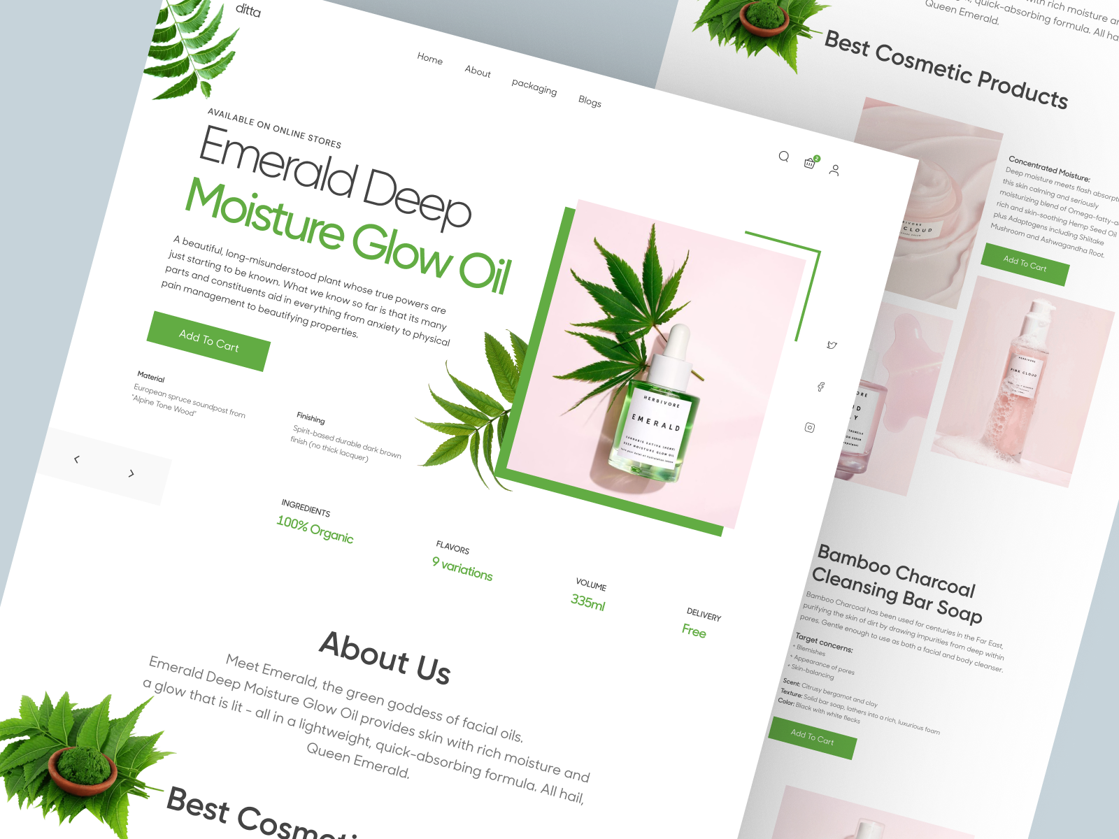 Example of Ditta - Shopify Website Design for Olive Oil