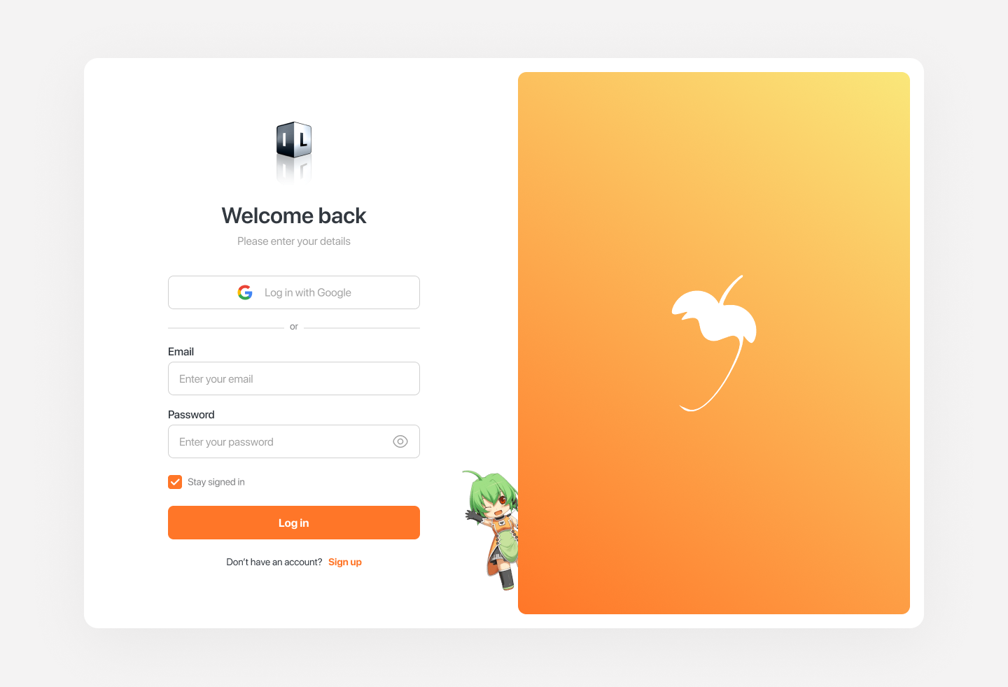 Imageline Login Redesign by Mehran Ghanbari on Dribbble
