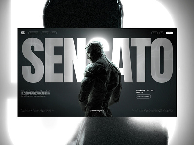 Landing page for "Sensato" 3d agency ai awwwards business design corporate design css design design graphic design landing page landing page design marketing agency design midjourney ui ux uxui web webdesign webdevelopment website