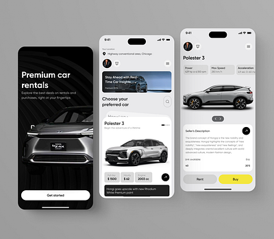 Car Rental App Concept app design booking car car rent service car rental concept design driver interface ios mobile app design mobileapp product design rent a car rental app rental company ui ui design uiux ux ux design