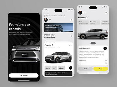 Car Rental App Concept app design booking car car rent service car rental concept design driver interface ios mobile app design mobileapp product design rent a car rental app rental company ui ui design uiux ux ux design