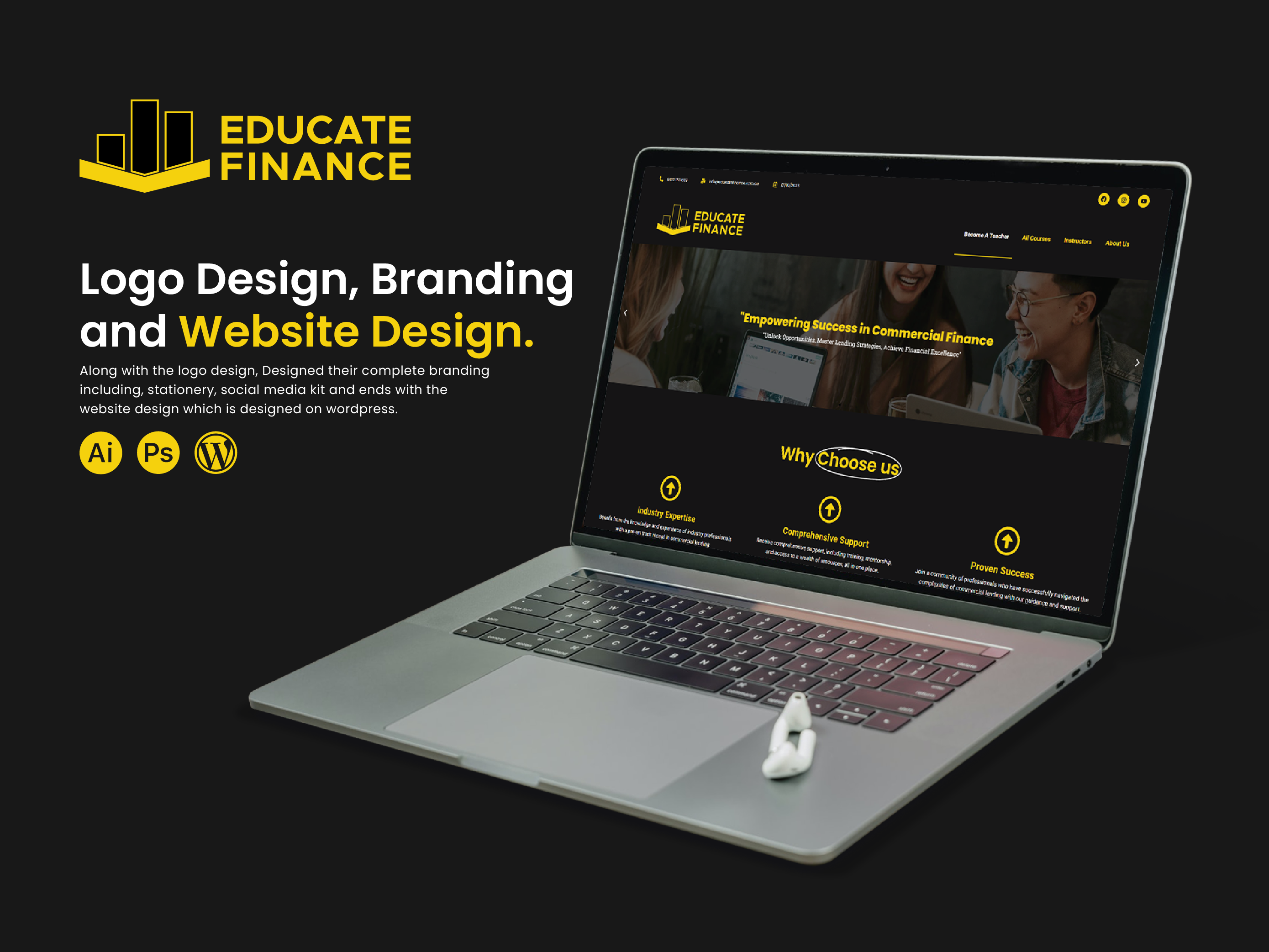 Example of Website Design Using Wordpress