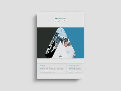 Simple Minimalist Brochure. a4 adobe pohotoshop book brochure design figma flyer graphic design illustrator indesign layout logo minimalist mockup page poster report templete ui unique