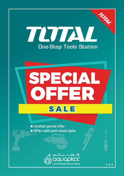 Special Offer Promo Leaflet Total branding graphic design