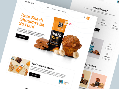 AR-Shakir - Shopify Website Design for Food design ecommerce food homepage illustration interface landing page product product design product landing page product website shopify shopify landing page shopify website single product page store ui web design website woocommerce