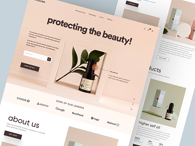 WildLing - Shopify Website Design for Cosmetics beauty products cosmetics design ecommerce homepage illustration interface landing page product product landing page product website shopify shopify landing page shopify website single product store store ui web design website woocommerce