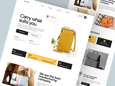 AR-Shakir - Shopify Website Design for Woman Wallets design ecommerce homepage illustration interface ladies wallets landing page product product design product landing page product website shopify shopify landing page shopify website single product store store web design website woman wallets woocommerce