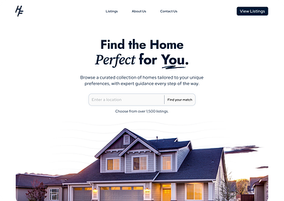 Real Estate Hero Section🏡 branding design figma framer graphic design landing page logo no code typography ui ux ux design web design website design