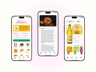 Yummi™ app branding design graphicdesign interface logo mobileapp prototype ui ux