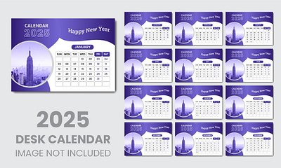 Professional Desktop Calendar design business calender corporate creative design desk graphic design illustration modern vector