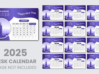 Professional Desktop Calendar design business calender corporate creative design desk graphic design illustration modern vector