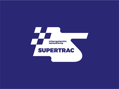 Supertrac 2 brand identity branding graphic design logo minimalist modern pictoral racing